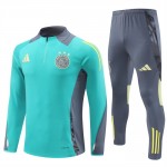 Ajax Sweatshirt Za Trening Četvrt-Zip 2024-25 Zelena